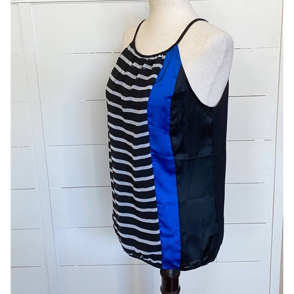 Express Black and Blue Striped Tank Top - Picture 7 of 11